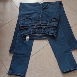 Bundle of 2 Pair Ladies Chico Jeans.Size2